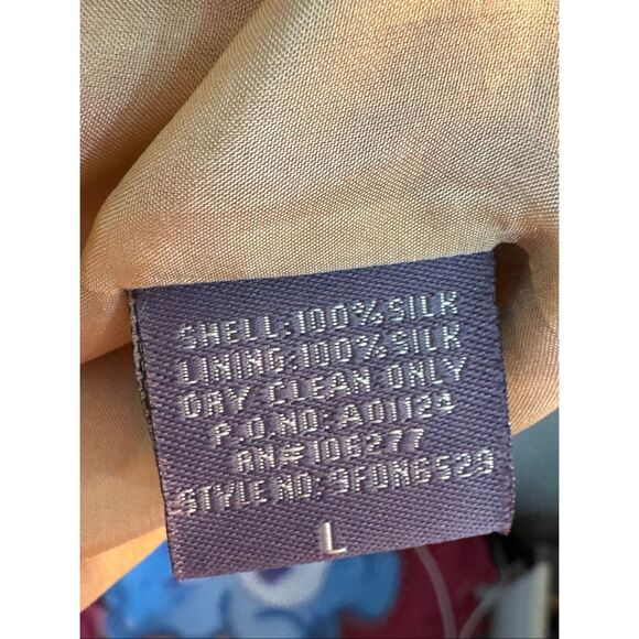 Hale Bob 100% Silk Patterned Mini Dress L - Picture 5 of 7